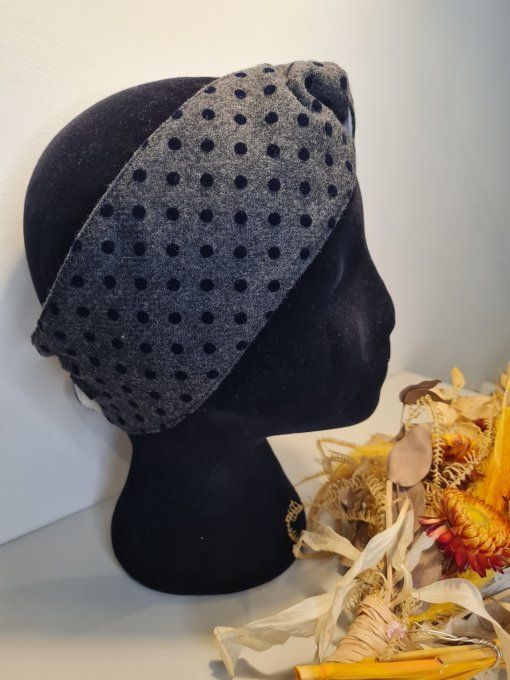 Headband à pois